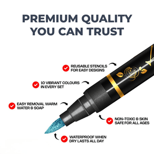 Safe Temporary Tattoo Pens