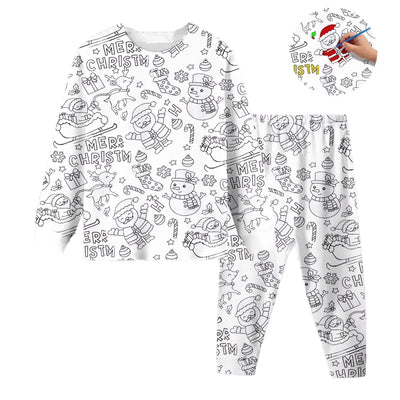 Christmas Coloring Pajamas