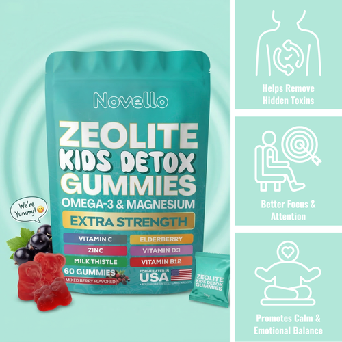 Novello Kids Daily Detox Gummies