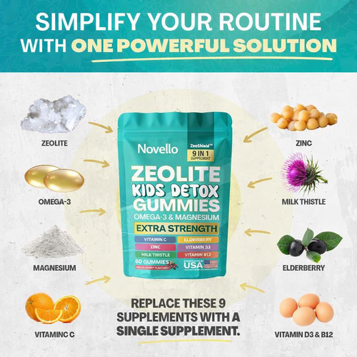 Novello Kids Daily Detox Gummies