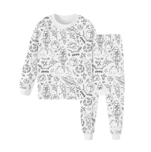 Christmas Coloring Pajamas