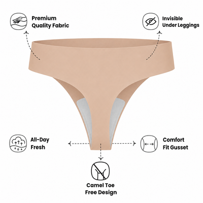 Meliovo Invisible Thong - High Rise