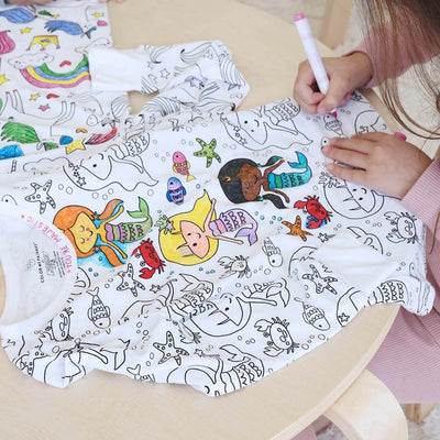 Christmas Coloring Pajamas