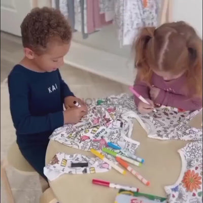 Christmas Coloring Pajamas